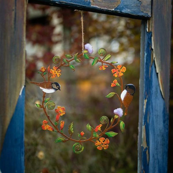 

decorative objects & figurines creative birds garland ornaments acrylic handicraft garden display indoor and outdoor decoration dc120
