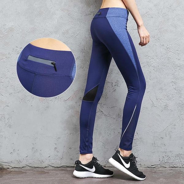 

yoga outfits pants women sportswear fitness leggings jogging quick dry elastic sports running tights ropa deportiva mujer gym trousers, White;red
