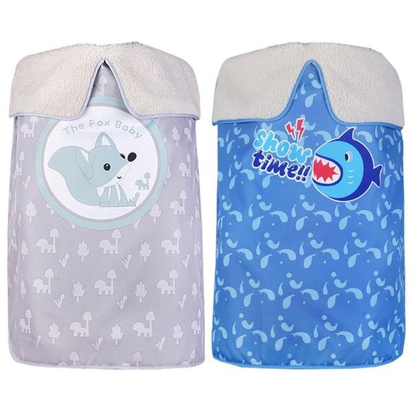 

stroller parts & accessories winter born baby cover blanket lamb velvet warm thicken windproof rainproof swaddle swaddling wrap cart bags