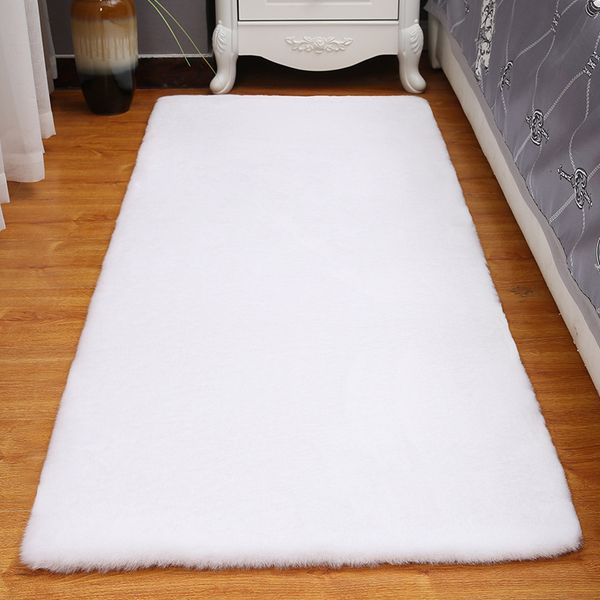 

straight rabbit hair carpet floor mat imitation short veet floating window living room