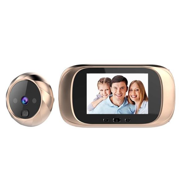 

2.8" smart doorbell camera digital peephole door bell intercom viewer video-eye built-in memory electronic night vision deurbel doorbel