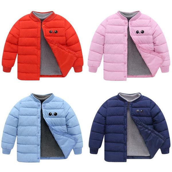 

boys&girls cotton winter fashion sport jacket&outwear children cotton-padded jacket boys girls warm coat 2-7y, Blue;gray