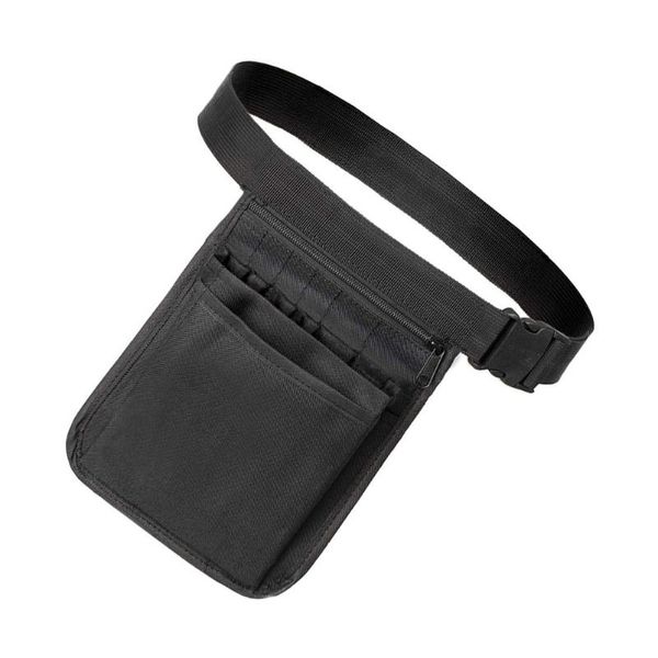 

storage bags 1pc organizer bag waist pocket (black)