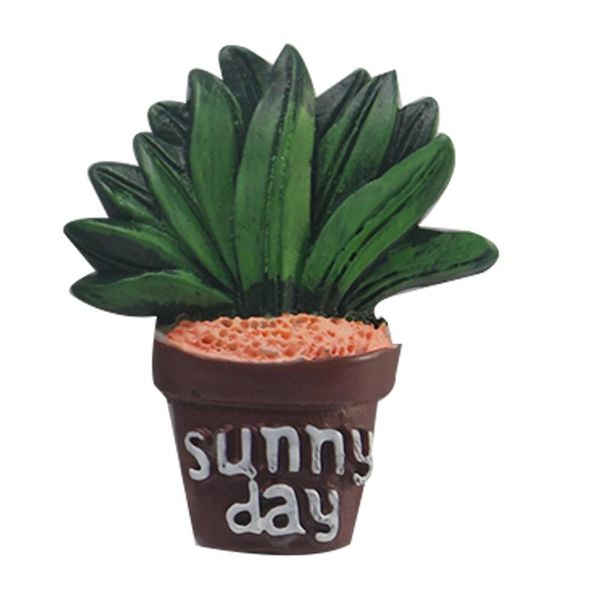 

decorative objects & figurines succulents kitchen bonsai diy home decorations adhesive cactus simulation plant exquisite resin fridge sticke