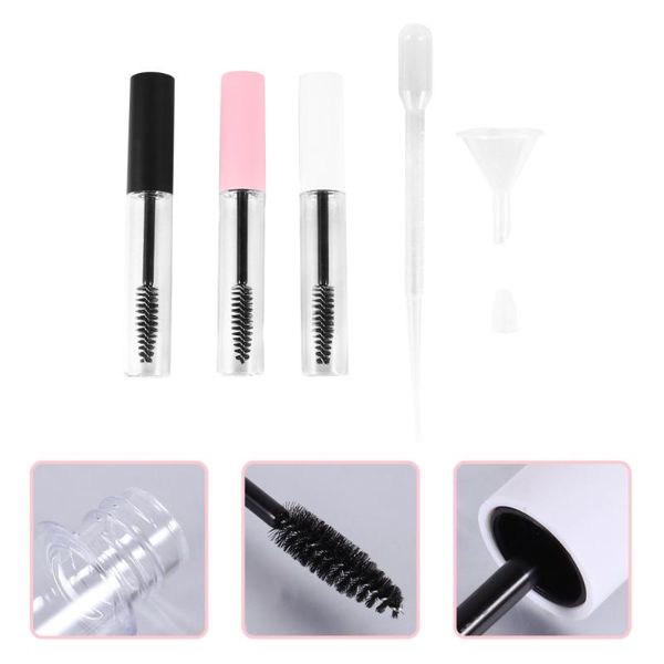 

storage bottles & jars 32pcs empty mascara tube 10ml eyelash container with funnel transfer pipettes