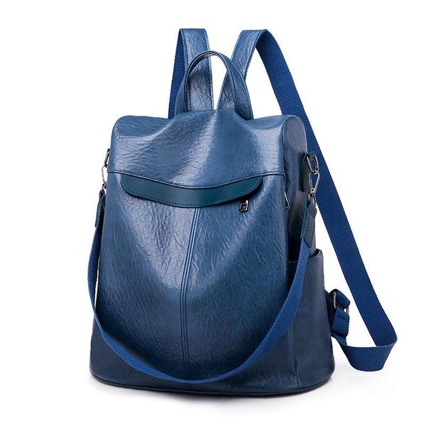 

outdoor bags 2021 women bag fashion backpack anti theft travel korean leather