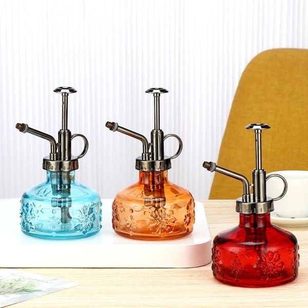 

watering equipments 1pc retro can glass bottle plant spray indoor gardening pot irrigation fine mist pump home living
