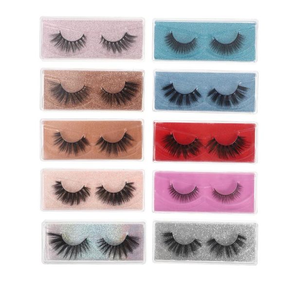 

false eyelashes 10 pairs of faux lashes natural dense long