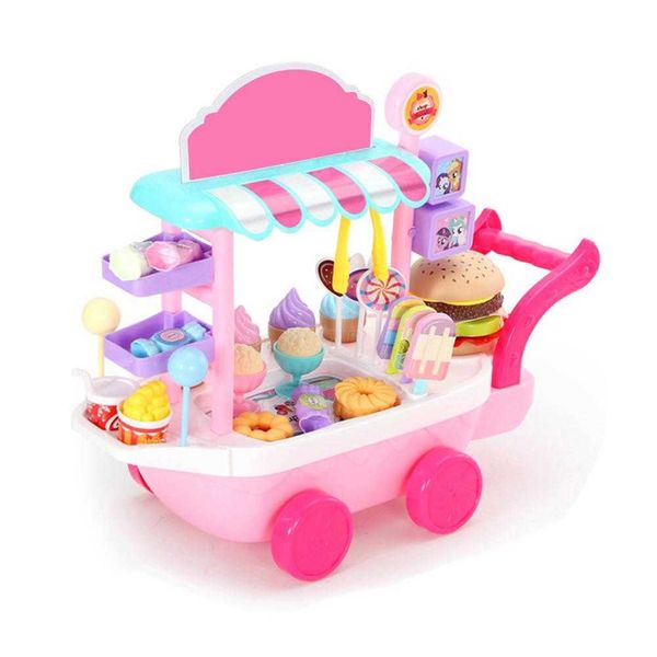 

ice cream candy trolley house play toys car cart brain game kids children gift set