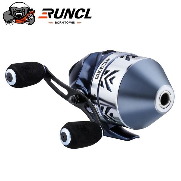 

baitcasting reels runcl brutus fishing reel 4.0:1 gear ratio 7+1 ball bearing 8kg max drag coil spincast suitable for children /beginners