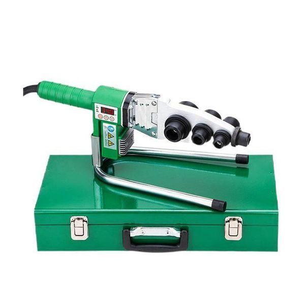 

machining 1600w electric pipe welding machine heating tool heads set for ppr pb pe plastic water tube engineering welder