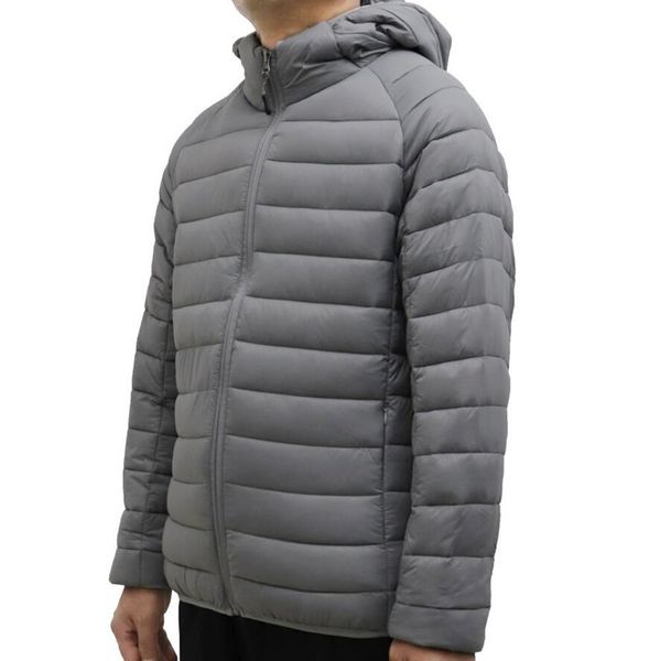 

zj style mens jackets winter outerwear light weight male coats parkas warm windproof overcoat outdoor casual winters hooded c3, Black;brown