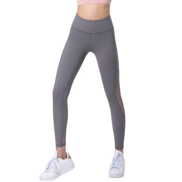 

yoga outfit women pants mesh patchwork breathable slim leggings fitness pilates exercise training sports leggins stetchy gym trousers