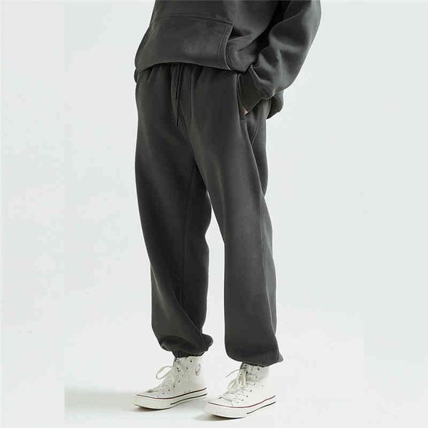 

shorts winter relaxed fit fleece warm sweatpants hip hop elastic waist jogger pants three-pocket styling, White;black