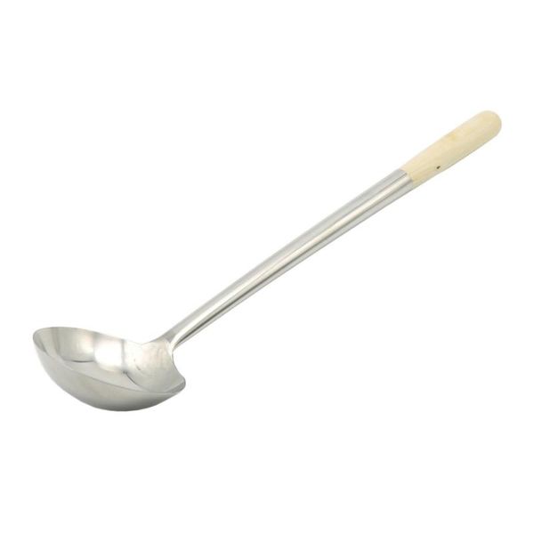 

spoons stainless steel long handle ladle spoon big soup cooking tool