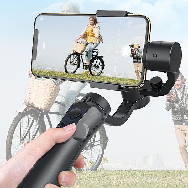 

selfie monopods wireless bluetooth three-axis handheld stabilizer mobile phone smart anti-shake gimbal live broadcast stick