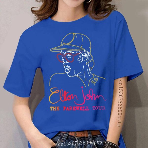 

women's t-shirt usa elton john the farewell tour fans t shirt women s-4xl us 100% cotton v584, White