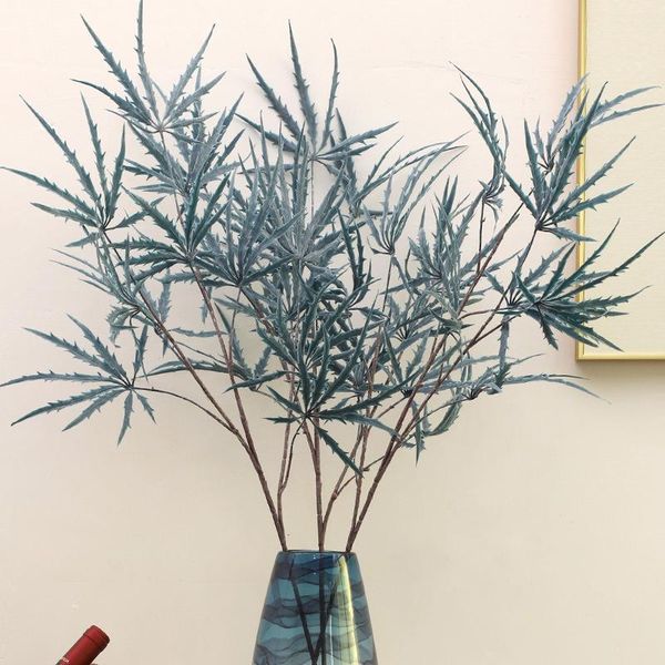 

decorative flowers & wreaths simulation leaves branches big maple home decoration plant wall potted artificial living room