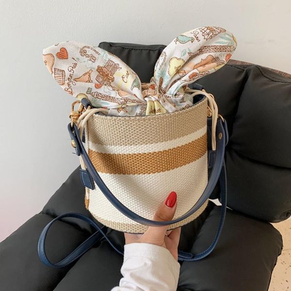 

evening bags cute small bucket bag summer beach fashion women female crossbody shoulder messenger handbags string