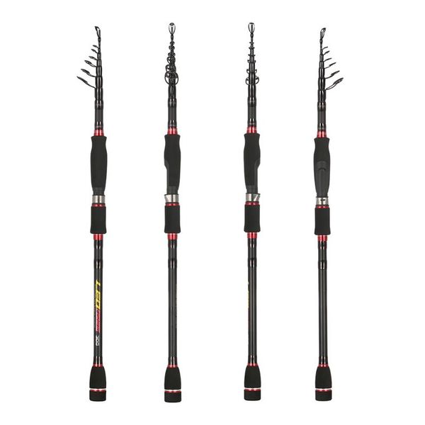 

2.4m / 2.7m 3.0m fishing rod carbon fiber rod+bag ocean lake pole gear pesca tackle boat rods