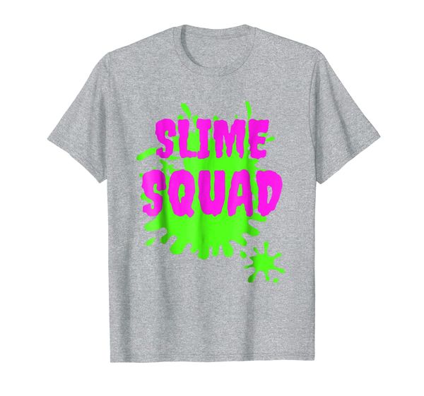 

Slime Squad Neon Slime Horror Font Shirt, Mainly pictures