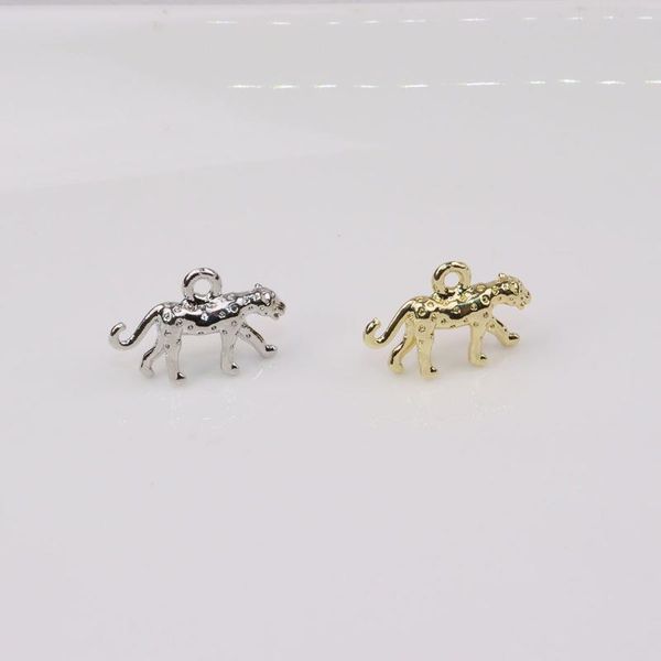

charms eruifa 20pcs 20*10mm pretty leopard zinc alloy jewelry diy pendant women girl necklace, earring bracelet 2 colors, Bronze;silver