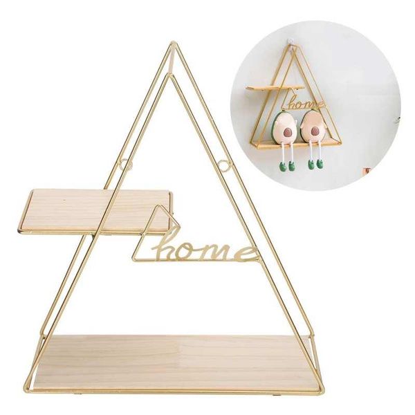 

storage bottles & jars wall display shelf organizer triangular wrought iron rack decoration for living room bedroom