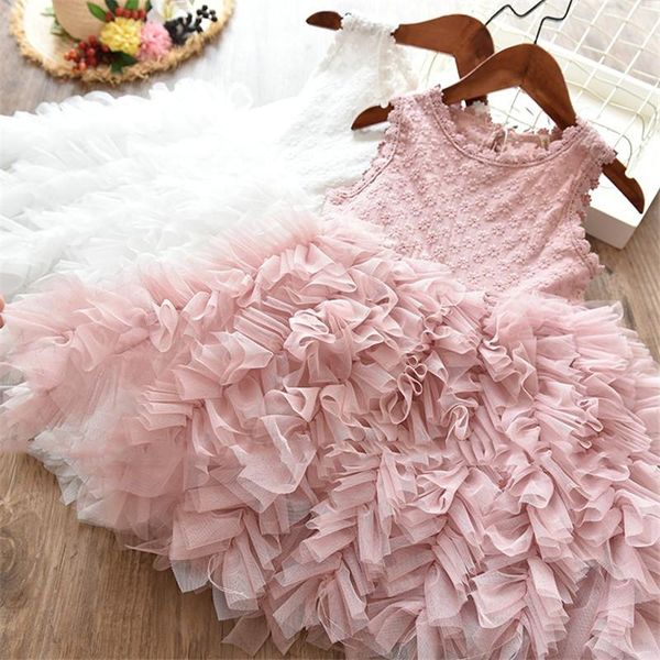 

girl's dresses rbvh baby girl events party designs dress fluffy flower wedding gown children's frocks kids special clothes, Red;yellow