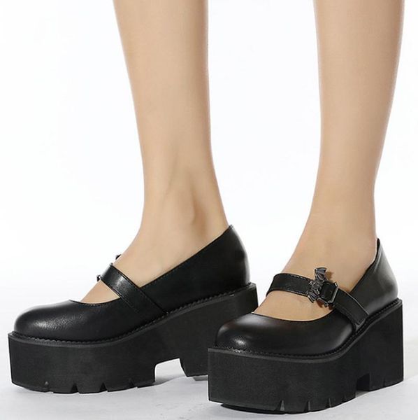 

sandals pu leather women pumps high heels chaussure gladiator office ladies plus size mom soft shoes woman zapatos mujer sapato sa0669, Black