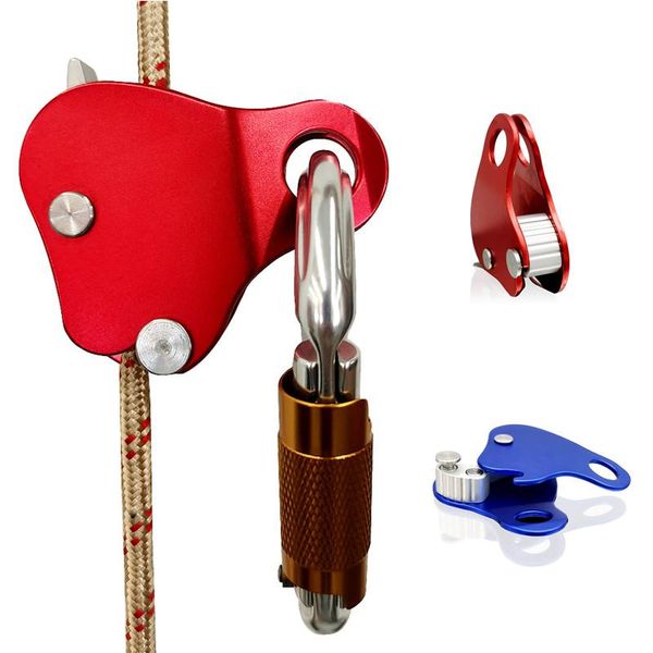 

cords, slings and webbing 1pc blue/red outdoor climbing mountaineering gear rope grab protection rappelling