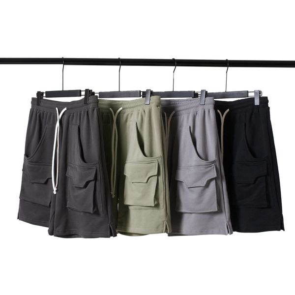 

high street justin bieber same heavy industry split multi bag shorts, White;black