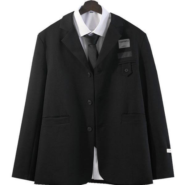

men's suits & blazers spring and autumn coat korean casual small suit youth loose trend dk uniform ruffian, White;black