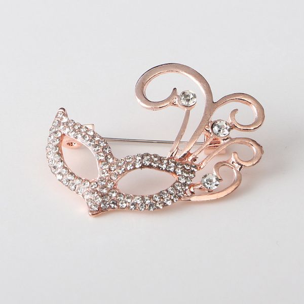 

brooch fox mask anti release light waist closing pin korean lovely accessories, Gray