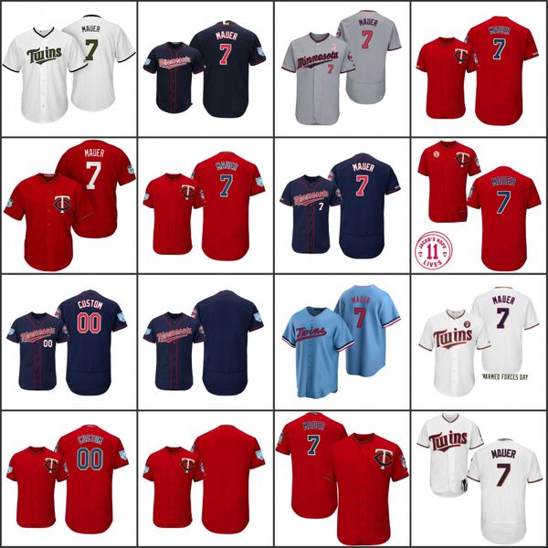 

minnesota twins men 7joe mauer 6tony oliva women youthjersey, Black;red