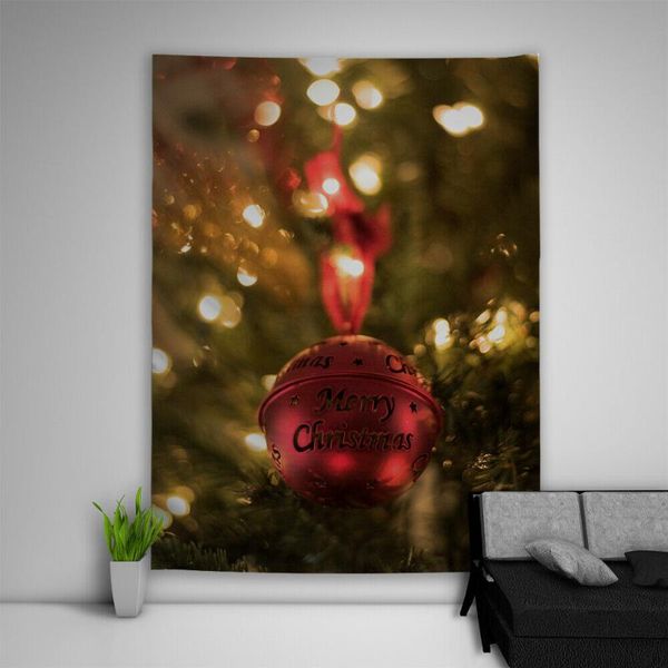

tapestries merry christmas tapestry art wall hanging sofa table bed cover home decor