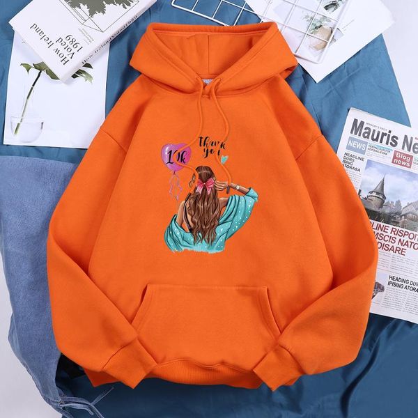 

men's hoodies & sweatshirts thank you 10k balloon printing men women sweatshirt graphic sweats casual streetwear hoody designer male pu, Black