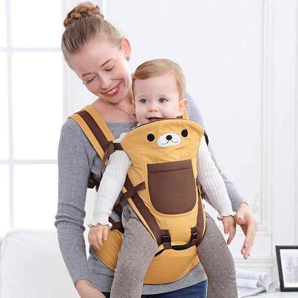 

carriers, slings & backpacks ergonomic baby carrier multifunctional born cotton gear kangaroo sling wrap infant hip seat travel items 0-3 y