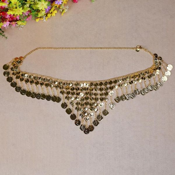 

belly dance coin triangle waist chain jewelry accessories belt stage wear, Black;red