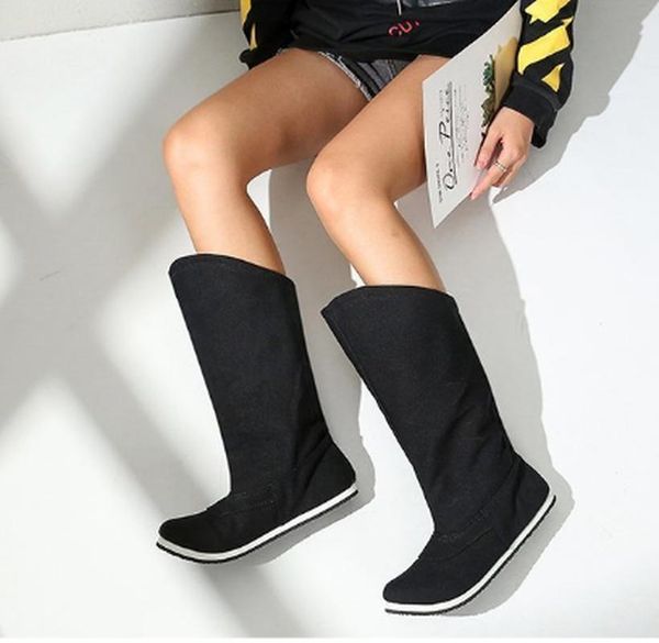 

boots women ankle gladiator flat heels autumn plus size slip on summer sale shoes booties vintage casual shoe botas mujern600, Black
