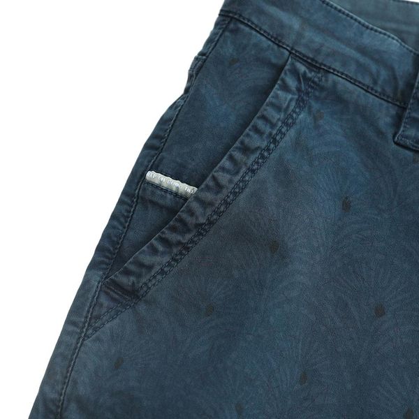 

summer floral print shorts men italian style knee-length garment-dyed denim short trouser sj130750 965o, White;black
