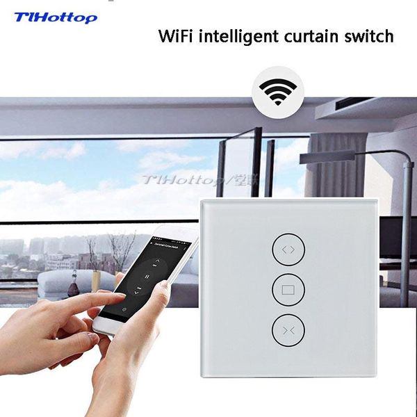 

smart home control touch the curtain switch wifi wi-fi household intelligent voice