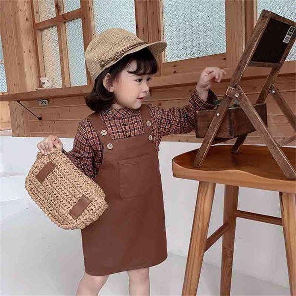 

spring arrival girls fashion korean design dress kids sping 210528, Red;yellow