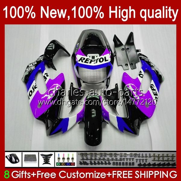 OEM Body для Honda Superhawk Repsol Purple VTR1000F VTR-1000F 1997 1998 1999 2000 01 02 03 05 51NO.148 VTR 1000 VTR1000 F 1000F 97 98 99 00 2001 2002 2003 2004 2005