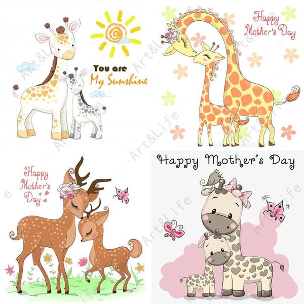 

painting supplies metal cutting dies happy mother's day cute deer stencils for making scrapbooking father's embossing cut die