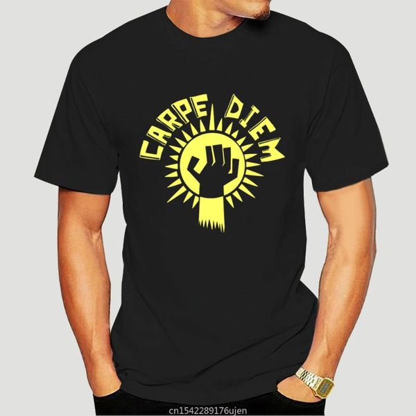 

men's t-shirts summer fashion shirt short sleeve carpe diem o neck custom t unique men oversized, White;black