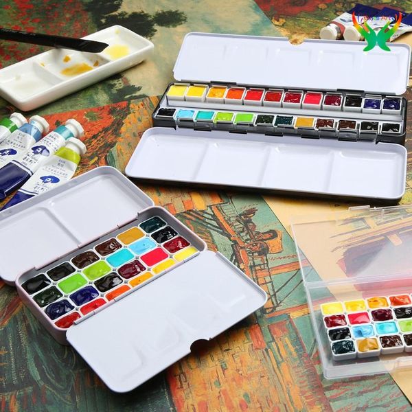 

rubens solid watercolor paint 24 colors dispensed pigment art major artist set office supplies student color gift sets