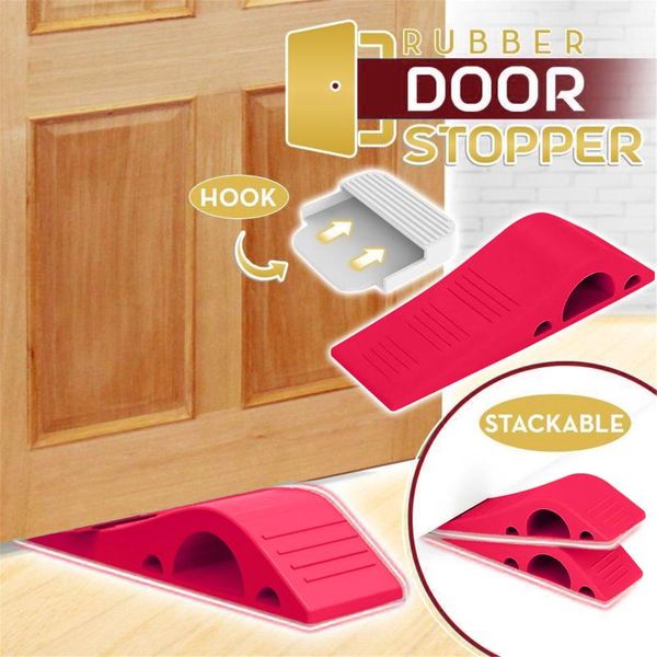 

door catches & closers punch ser installation non-slip rubber holder anti-collision safety wedge floor protector