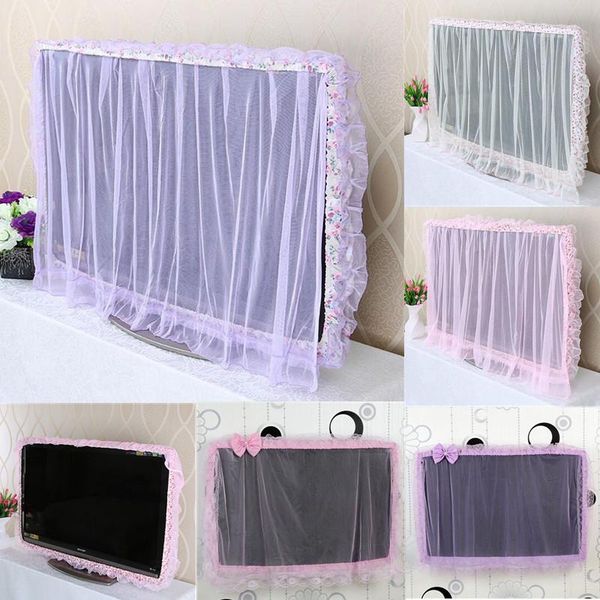 

cell phone mounts & holders tv dust cover computer monitor protection stick wall-mounted deskcurved screen soft fabric craft