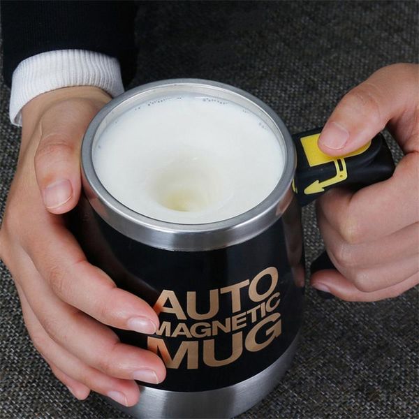 

mugs 400ml lazy coffee mug usb charging electric automatic milk travel tumbler steel self stirring cups mixing office