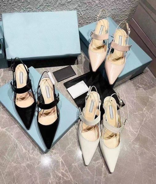 

europclassic high heeled sandals bandage decoration heel leather luxuryr suede woman shoes metal pointed toe buckle color matching des sexy, Black